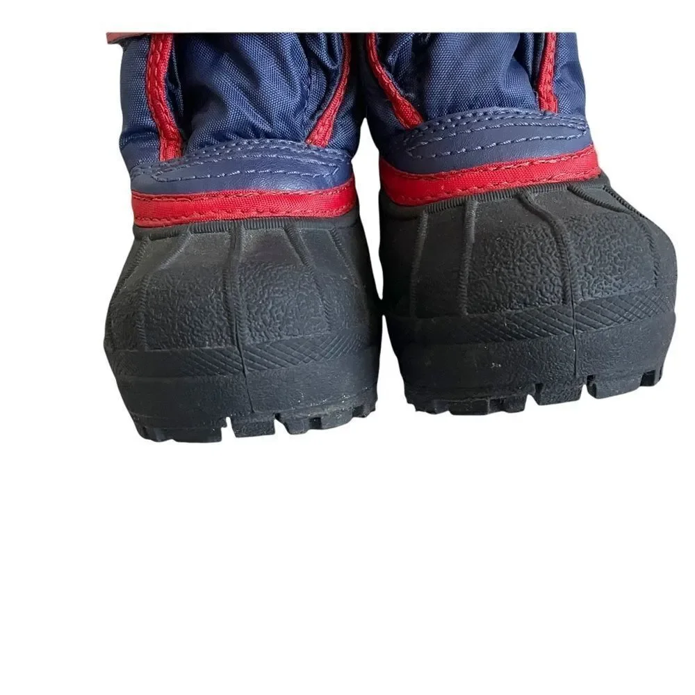 SOREL Baby Toddler Snow Commander Waterproof Winter Boot Red Blue Black 5